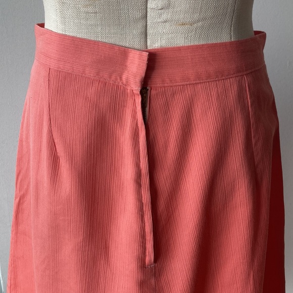 Vintage corduroy pink a-line skirt - Picture 7 of 9